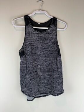 Lululemon Mesh Scape Black Sculpt Athletic Athleisure Workout Tank Top II Size 8